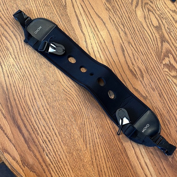 Movo NS-9 black camera strap quick release hand and neck straps, open box - Picture 7 of 8